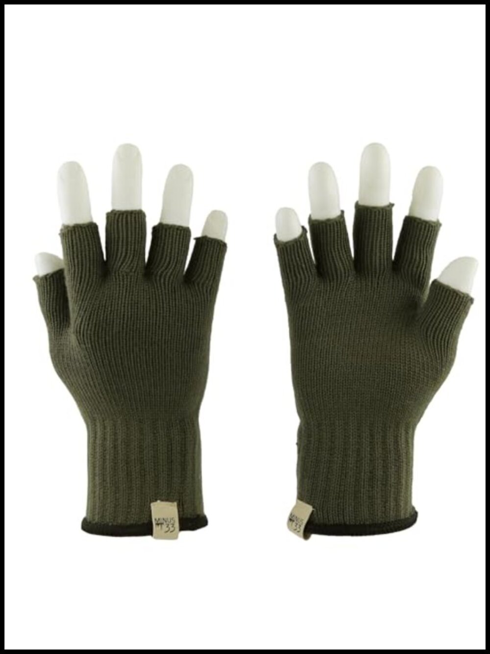 Merino Wool Fingerless Gloves Hunting Fishing Liner